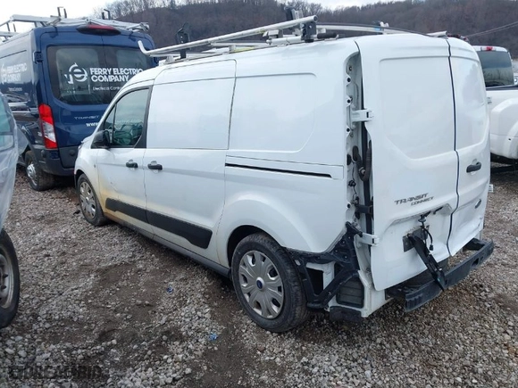 2020 Ford Transit Connect Van XL with VIN NM0LS7E28L1457967, listed as a IAAI auction lot 41574202 with 102,656 mi miles. Bid and sale history available at carsss.com. Image 3.