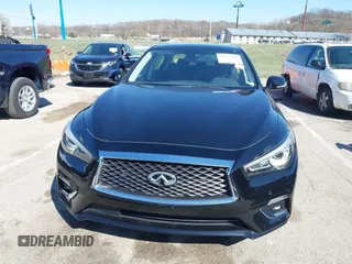2020 Infiniti Q50 Premium with VIN JN1EV7AR3LM254279, listed as a IAAI auction lot 41877606 with 55,454 mi miles and . Bid and sale history available at DreamBid. Image 12.