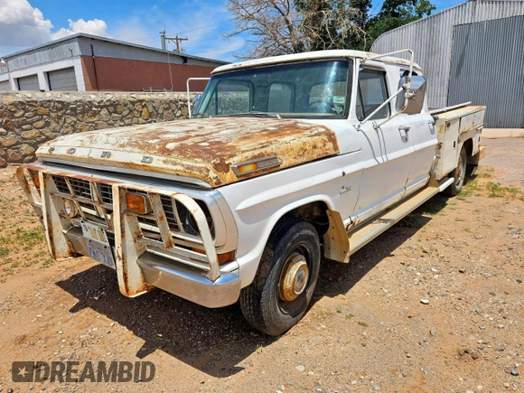 1970 Ford F-250 z VIN F25BKH91656, wystawiony jako Copart lot #65089665 z przebiegiem 22 297 mil mil oraz Czysty tytuł • Clean title. Historia ofert i sprzedaży dostępna na DreamBid. Obrazek 2.