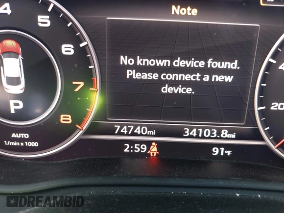 2018 Audi A5 Sportback Premium Plus с VIN WAUENCF57JA056523, выставлен на аукционе IAAI как лот 42260381 с пробегом 74 740 миль миль и . История ставок и продаж доступна на DreamBid. Изображение 15.