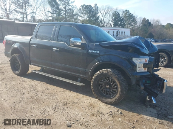 2017 Ford F-150 XL with VIN 1FTEW1EF3HFA84749, listed as a IAAI auction lot 41476220 with 174,958 mi miles. Bid and sale history available at carsss.com. Image 1.