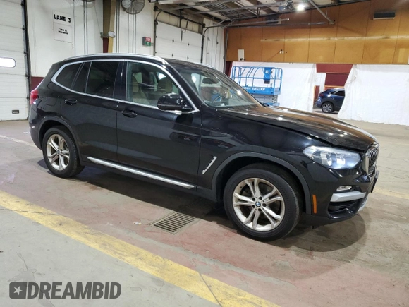 2019 BMW X3 xDrive30i with VIN 5UXTR9C51KLD94738, listed as a Copart auction lot 50211825 with 103,176 mi miles and Salvage Title. Bid and sale history available at carsss.com. Image 4.