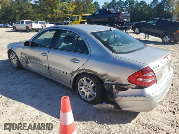 2003 Mercedes-Benz E-Class 3.2L with VIN WDBUF65J63A133251, listed as a Copart auction lot 75992764 with 0 mi miles and Salvage Title. Bid and sale history available at carsss.com. Image 2.