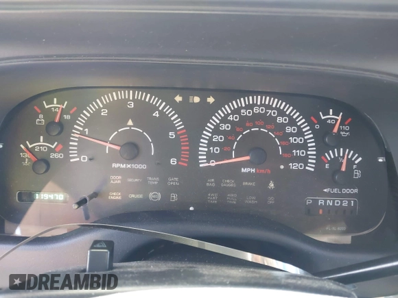 2000 Dodge Dakota z VIN 1B7GL22Z8YS512490, wystawiony jako IAAI lot #42031298 z przebiegiem 119 470 mil mil oraz . Historia ofert i sprzedaży dostępna na DreamBid. Obrazek 7.