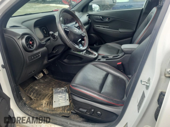 2022 Hyundai Kona Limited with VIN KM8K5CA36NU799153, listed as a Copart auction lot 43559115 with 51,544 mi miles and Clean Title. Bid and sale history available at DreamBid. Image 7.