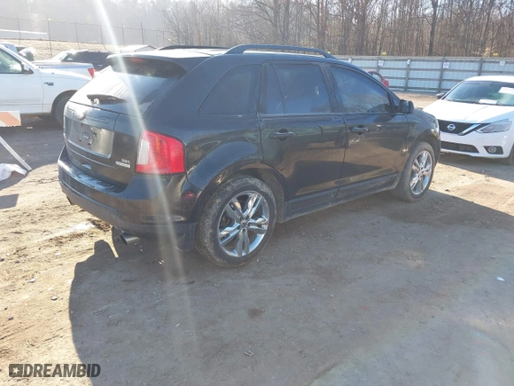 2012 Ford Edge SEL with VIN 2FMDK3J92CBA52044, listed as a IAAI auction lot 41640793 with 175,629 mi miles. Bid and sale history available at carsss.com. Image 4.