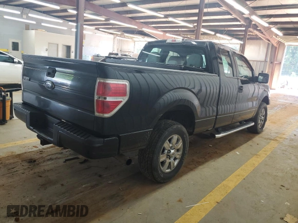 2013 Ford F-150 XL with VIN 1FTFX1EFXDFC70705, listed as a Copart auction lot 63155065 with 123,584 mi miles and Salvage title. Bid and sale history available at DreamBid. Image 3.
