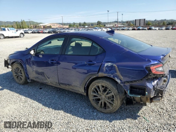 2024 Subaru WRX Premium with VIN JF1VBAH65R9819339, listed as a Copart auction lot 52388035 with 495 mi miles and Salvage title. Bid and sale history available at DreamBid. Image 2.