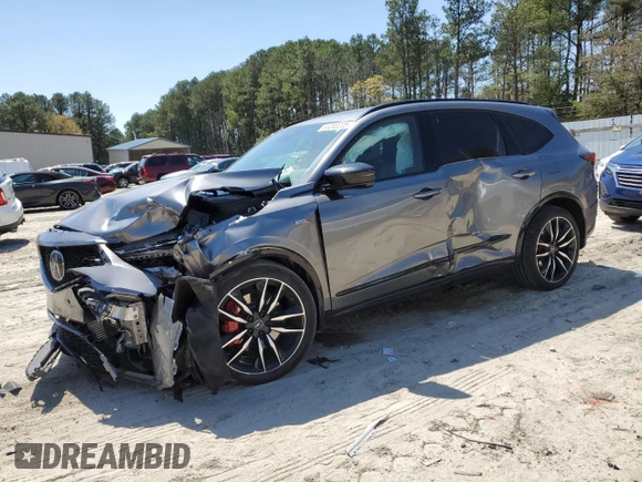 2024 Acura MDX Type S w/Advance Package with VIN 5J8YD8H82RL001387, listed as a Copart auction lot 53203225 with 57,471 mi miles and Salvage Title. Bid and sale history available at carsss.com. Image 1.