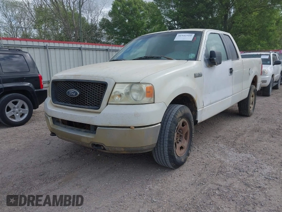 2005 Ford F-150 STX with VIN 1FTRX14W85NA51358, listed as a IAAI auction lot 41942560 with 1 mi miles. Bid and sale history available at carsss.com. Image 2.
