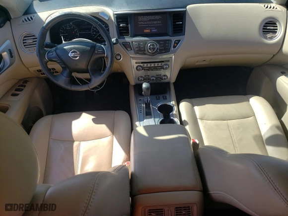 2017 Nissan Pathfinder SV with VIN 5N1DR2MN7HC901932, listed as a Copart auction lot 48744555 with 87,055 mi miles and Clean Title. Bid and sale history available at carsss.com. Image 8.