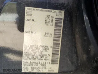 2016 Nissan Altima 2.5 S with VIN 1N4AL3AP4GN353451, listed as a Copart auction lot 48520075 with 105,669 mi miles and Salvage Title. Bid and sale history available at carsss.com. Image 12.