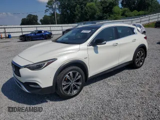 2018 Infiniti QX30 Premium with VIN SJKCH5CR5JA049491, listed as a Copart auction lot 59733695 with 211,324 mi miles and Salvage title. Bid and sale history available at DreamBid. Image 1.