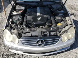 2003 Mercedes-Benz CLK-Class 5.0L with VIN WDBTJ75J33F060438, listed as a Copart auction lot 47317405 with 141,947 mi miles and Salvage Title. Bid and sale history available at carsss.com. Image 11.