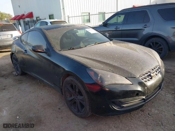 2012 Hyundai Genesis Coupe 2.0T with VIN KMHHT6KD0CU079157, listed as a IAAI auction lot 41855345 with 134,267 mi miles. Bid and sale history available at carsss.com. Image 1.