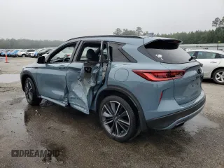 2024 Infiniti QX50 Sport with VIN 3PCAJ5FA0RF102170, listed as a Copart auction lot 58338065 with 10,871 mi miles and Salvage title. Bid and sale history available at DreamBid. Image 2.