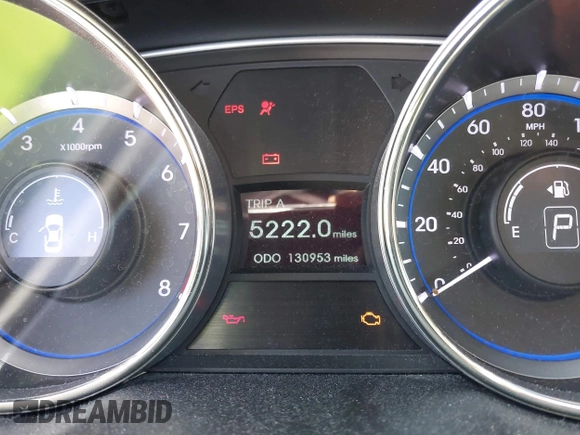 2012 Hyundai Sonata GLS with VIN 5NPEB4AC3CH361911, listed as a IAAI auction lot 42045923 with 130,953 mi miles. Bid and sale history available at carsss.com. Image 7.