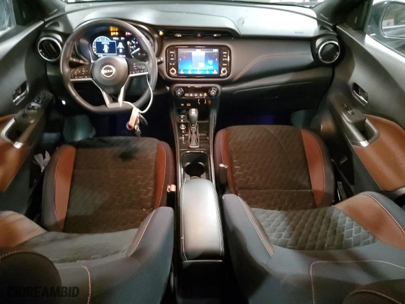 2022 Nissan Kicks SR with VIN 3N1CP5DV0NL494613, listed as a Copart auction lot 82007274 with 20,991 mi miles and Salvage Title. Bid and sale history available at carsss.com. Image 8.