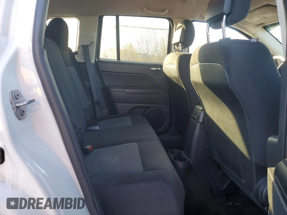 2017 Jeep Compass Sport with VIN 1C4NJCBB2HD208727, listed as a Copart auction lot 88158175 with 157,684 mi miles and Salvage Title. Bid and sale history available at DreamBid. Image 11.