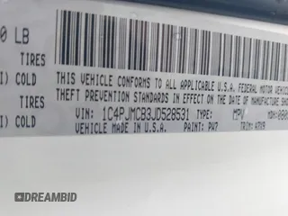 2018 Jeep Cherokee Latitude with VIN 1C4PJMCB3JD528531, listed as a IAAI auction lot 41906621 with 122,137 mi miles and . Bid and sale history available at DreamBid. Image 9.