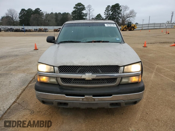 2003 Chevrolet Silverado 1500 LS with VIN 1GCEC19T23E314224, listed as a Copart auction lot 44704185 with 195,422 mi miles and Salvage Title. Bid and sale history available at DreamBid. Image 5.