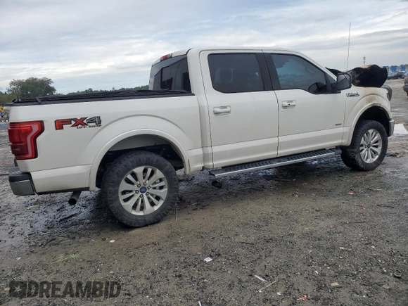 2015 Ford F-150 XLT with VIN 1FTEW1EG9FFB30252, listed as a Copart auction lot 46334915 with Not provided miles and Salvage title. Bid and sale history available at DreamBid. Image 3.