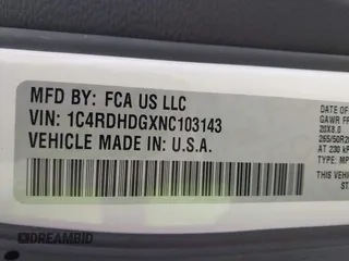 2022 Dodge Durango GT Plus with VIN 1C4RDHDGXNC103143, listed as a IAAI auction lot 42290646 with 109,130 mi miles and . Bid and sale history available at DreamBid. Image 9.