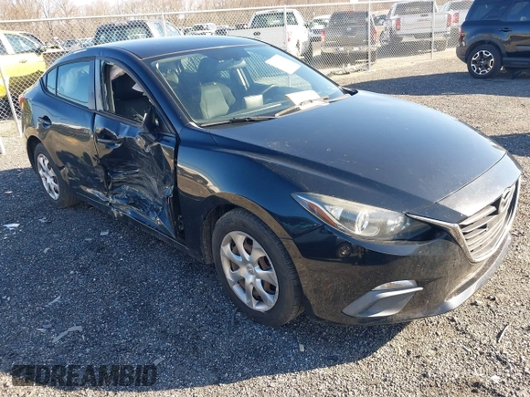 2015 Mazda 3 i Sport with VIN 3MZBM1U72FM210435, listed as a IAAI auction lot 41744470 with 148,624 mi miles. Bid and sale history available at carsss.com. Image 1.