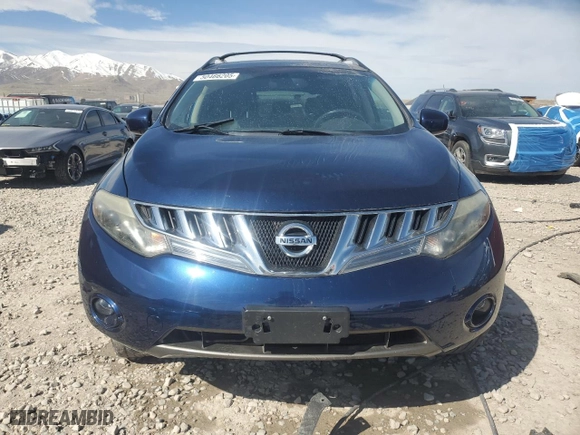 2009 Nissan Murano SL with VIN JN8AZ18W99W109046, listed as a Copart auction lot 50466205 with 118,655 mi miles and Salvage Title. Bid and sale history available at carsss.com. Image 5.