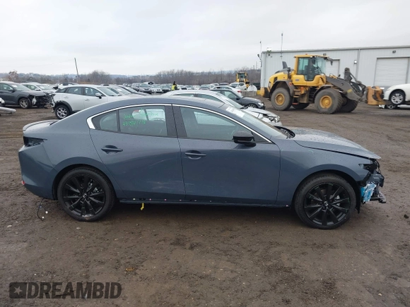 2025 Mazda 3 S Carbon Edition with VIN JM1BPBCM4S1760993, listed as a IAAI auction lot 41446098 with 102 mi miles and . Bid and sale history available at DreamBid. Image 14.