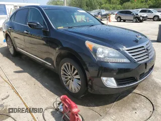 2014 Hyundai Equus Signature z VIN KMHGH4JH4EU085214, wystawiony jako Copart lot #68316134 z przebiegiem 111 779 mil mil oraz Tytuł czysty. Historia ofert i sprzedaży dostępna na DreamBid. Obrazek 4.