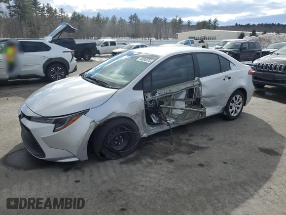 2024 Toyota Corolla LE with VIN 5YFB4MDE7RP103929, listed as a Copart auction lot 46835535 with 24,383 mi miles and Salvage Title. Bid and sale history available at carsss.com. Image 1.