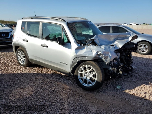 2021 Jeep Renegade Sport с VIN ZACNJCAB5MPM24663, выставлен на аукционе Copart как лот 43451235 с пробегом 46 366 миль миль и Списание • Salvage title. История ставок и продаж доступна на DreamBid. Изображение 4.