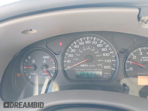 2002 Chevrolet Impala LS z VIN 2G1WH55K129339863, wystawiony jako IAAI lot #41781382 z przebiegiem 188 779 mil mil oraz . Historia ofert i sprzedaży dostępna na DreamBid. Obrazek 7.