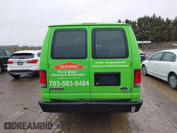 2012 Ford Econoline Cargo Commercial with VIN 1FTNS2EWXCDA43833, listed as a IAAI auction lot 41335268 with 181,390 mi miles. Bid and sale history available at carsss.com. Image 16.