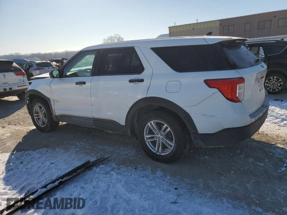 2022 Ford Explorer with VIN 1FMSK8BHXNGA00439, listed as a Copart auction lot 46299145 with 95,074 mi miles and Salvage title. Bid and sale history available at DreamBid. Image 2.