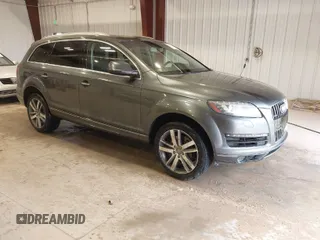 2014 Audi Q7 3.0T Premium Plus with VIN WA1LGAFE7ED004302, listed as a IAAI auction lot 41793547 with 157,351 mi miles. Bid and sale history available at carsss.com. Image 1.