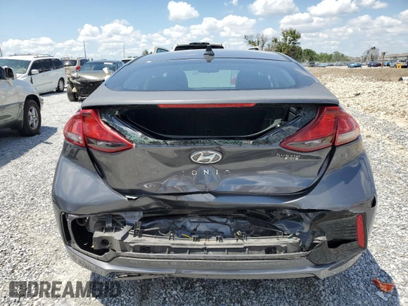 2019 Hyundai Ioniq Blue with VIN KMHC65LC4KU180265, listed as a Copart auction lot 56967965 with 103,681 mi miles and Salvage title. Bid and sale history available at DreamBid. Image 6.