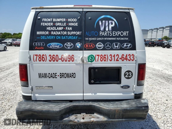 2006 Ford Econoline Cargo z VIN 1FTNS24W26HB39289, wystawiony jako Copart lot #57409025 z przebiegiem Nie podano mil oraz Czysty tytuł • Clean title. Historia ofert i sprzedaży dostępna na DreamBid. Obrazek 6.