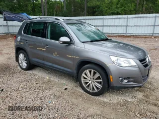 2011 Volkswagen Tiguan SEL with VIN WVGBV7AX1BW552486, listed as a Copart auction lot 58089605 with Not provided miles and Salvage title. Bid and sale history available at DreamBid. Image 4.