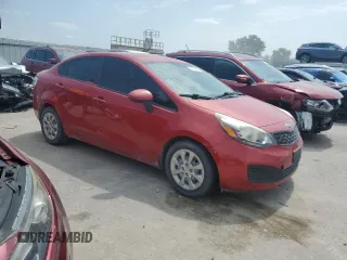2013 Kia Rio LX with VIN KNADM4A30D6307304, listed as a Copart auction lot 66700254 with Not Provided miles and Salvage Title. Bid and sale history available at carsss.com. Image 4.