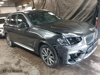 2018 BMW X3 xDrive30i with VIN 5UXTR9C52JLD65201, listed as a IAAI auction lot 40955046 with 56,607 mi miles. Bid and sale history available at carsss.com. Image 1.
