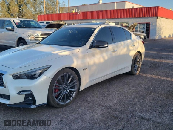 2018 Infiniti Q50 Red Sport 400 с VIN JN1FV7AP3JM461528, выставлен на аукционе Copart как лот 51195705 с пробегом 91 500 миль миль и Чистый • Clean title. История ставок и продаж доступна на DreamBid. Изображение 2.