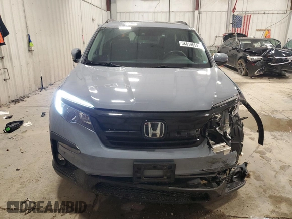 2022 Honda Pilot Special Edition with VIN 5FNYF6H29NB069918, listed as a Copart auction lot 58819655 with 39,845 mi miles and Salvage title. Bid and sale history available at DreamBid. Image 5.