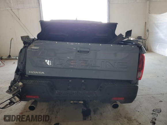 2024 Honda Ridgeline Black Edition with VIN 5FPYK3F86RB031576, listed as a Copart auction lot 50808985 with Not provided miles and Non repairable. Bid and sale history available at DreamBid. Image 6.