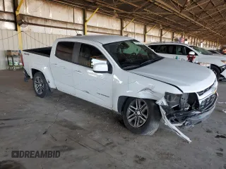 2021 Chevrolet Colorado 4WD Work Truck with VIN 1GCGTBENXM1181839, listed as a Copart auction lot 61096155 with 87,153 mi miles and Salvage title. Bid and sale history available at DreamBid. Image 4.