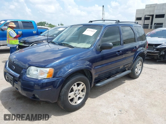 2003 Ford Escape Limited z VIN 1FMCU94163KA63424, wystawiony jako IAAI lot #42737023 z przebiegiem 137 918 mil mil oraz . Historia ofert i sprzedaży dostępna na DreamBid. Obrazek 2.