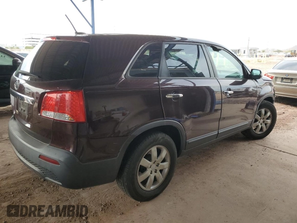 2012 Kia Sorento LX with VIN 5XYKT3A11CG204037, listed as a Copart auction lot 49631965 with 247,649 mi miles and Salvage Title. Bid and sale history available at DreamBid. Image 3.