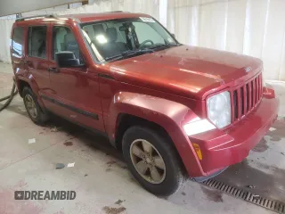 2008 Jeep Liberty Sport with VIN 1J8GN28K88W103024, listed as a Copart auction lot 50616455 with 166,324 mi miles and Clean Title. Bid and sale history available at DreamBid. Image 4.