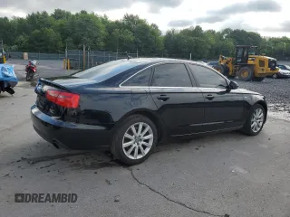 2013 Audi A6 Premium Plus with VIN WAUGGAFC4DN020341, listed as a Copart auction lot 62953025 with 170,124 mi miles and Salvage title. Bid and sale history available at DreamBid. Image 3.
